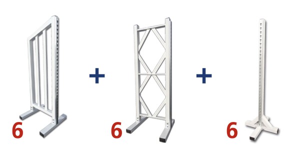 Formule aluminium 6 obstacles - Parcours CSO Aluminium
