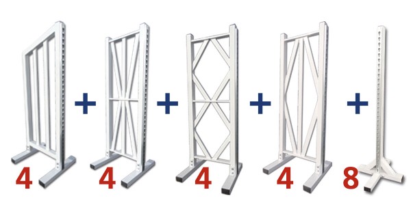Formule aluminium 8 obstacles - Parcours CSO Aluminium
