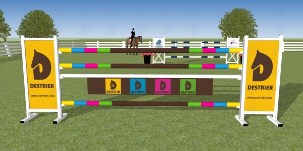 Obstacle "Destrier" - Sans mise en forme du panneau