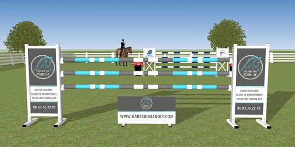 Obstacle "Haras du Manoir" - Sans mise en forme du panneau