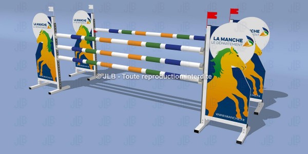 OBSTACLE "LA MANCHE" - Avec mise en forme du panneau