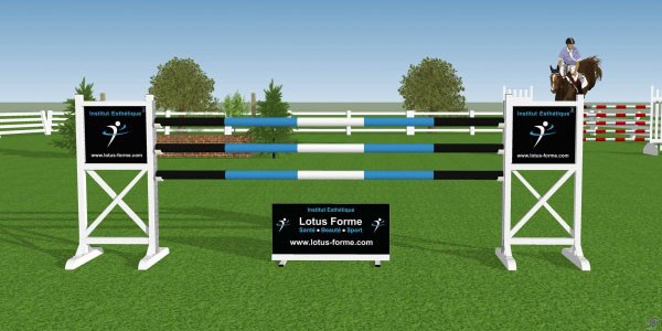 Obstacle "Lotus Forme" - Obstacles sponsors Demi-plein