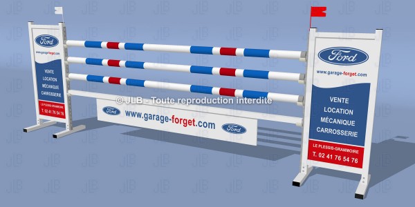 Obstacle "FORD" - Sans mise en forme du panneau