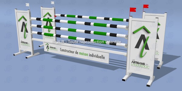 "Artisans" oxer - Sans mise en forme du panneau