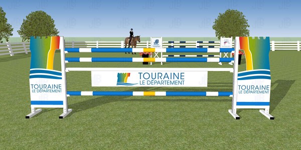Obstacle "Touraine" - Avec mise en forme du panneau