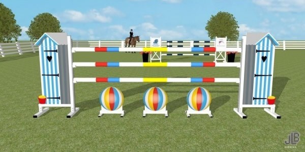 Obstacle aluminium prestige 0180168 - Obstacle Prestige chevaux